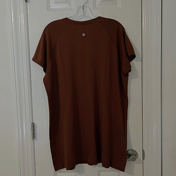 Lululemon Run Swiftly Short Sleeve Copper Brown Plus Size 20 NWOT*f - Picture 3 of 6